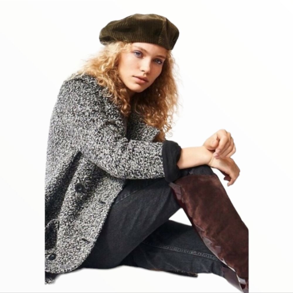 FREE People Wool Blend Oversized Peacoat